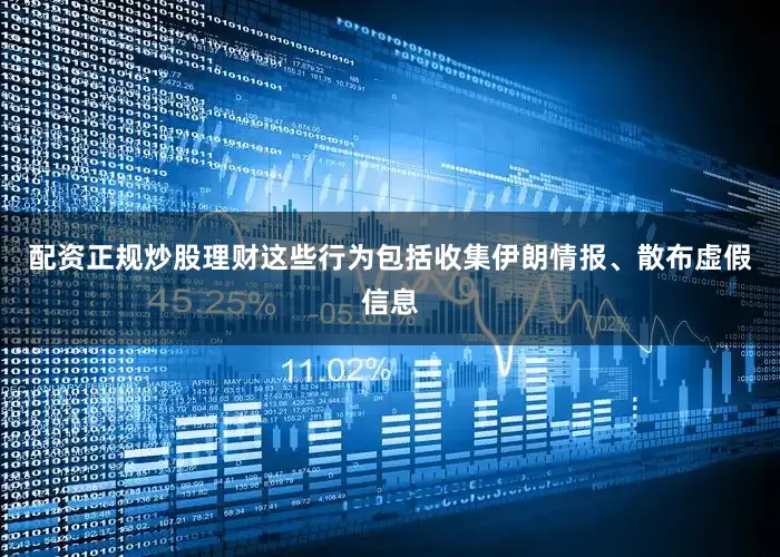 配资正规炒股理财这些行为包括收集伊朗情报、散布虚假信息