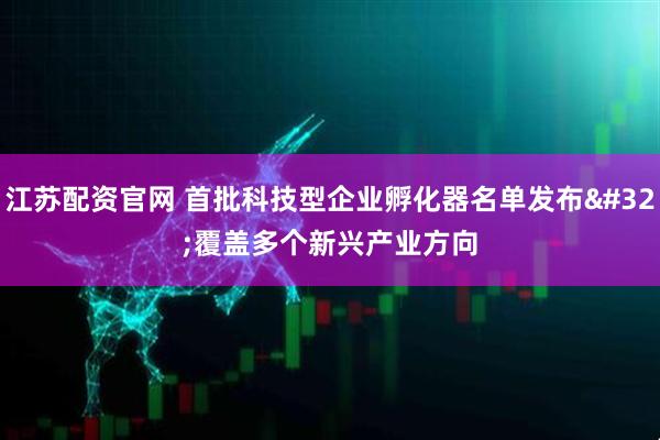 江苏配资官网 首批科技型企业孵化器名单发布 覆盖多个新兴产业方向